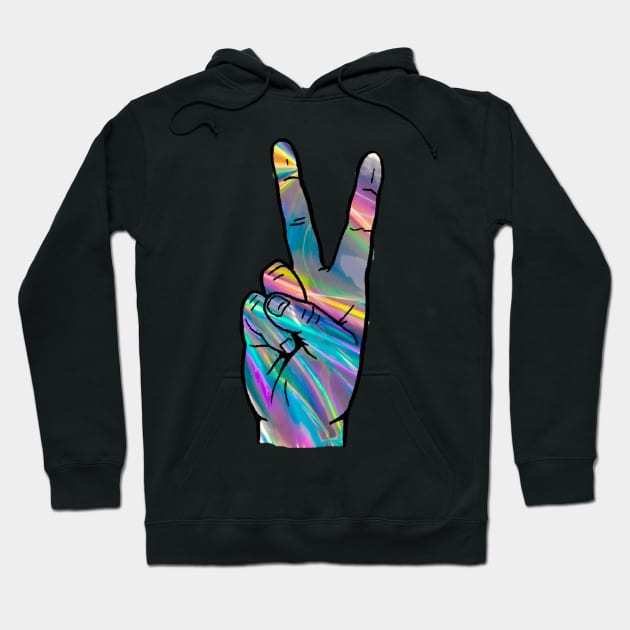 Peace Out Hoodie by kaileyryan